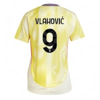 Fotbalové Dres Juventus Dusan Vlahovic #9 Dámské Venkovní 2024-25 Krátký Rukáv